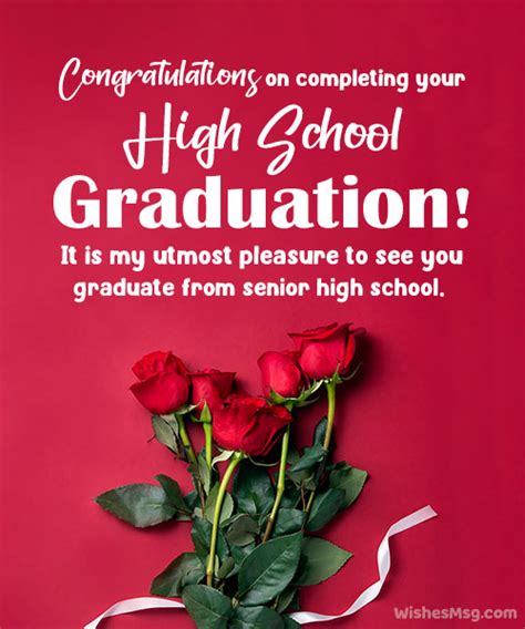 120 High School Graduation Wishes And Messages Wishesmsg