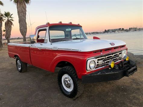 1964 Ford F100 4x4 Custom Cab 428 Fe V8 4 Speed No Reserve Solid
