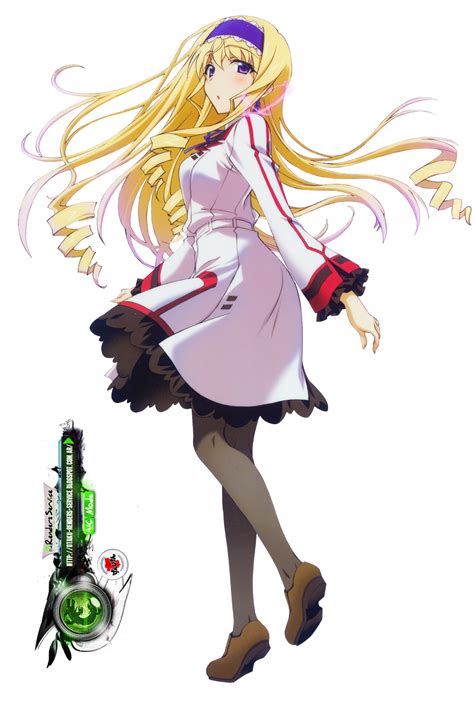 Infinite Stratoscecilia Alcott Kawaii Uniform Hd Render Ors Anime