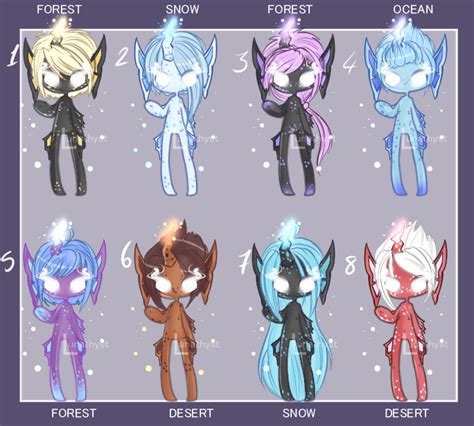 Closed Species Male Adopts 3 Closed By Lunathyst On Deviantart