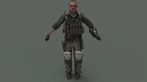 3d Model Yuri Call Of Duty Modern Warfare 3 Cgtrader