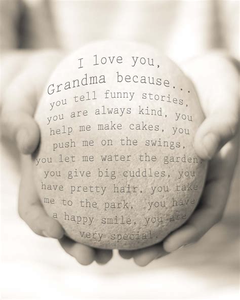 Personalised I Love You Grandma Print Grandma T Mothers