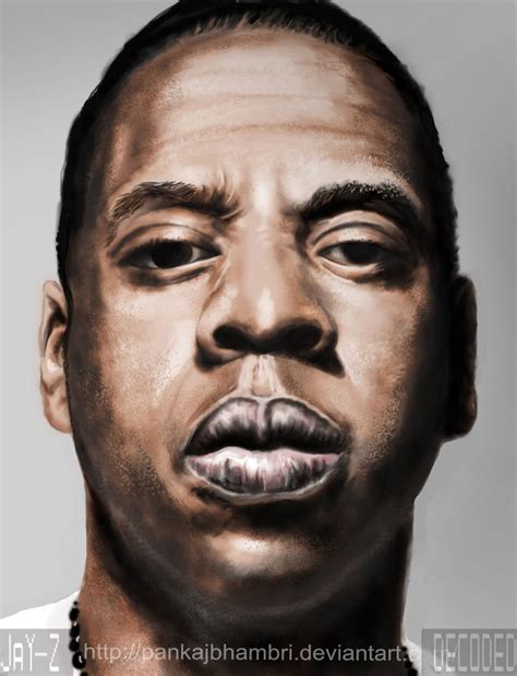 Jay Z Decoded Digital Painting Jay Z Decoded Portrait Tattoo Portrait