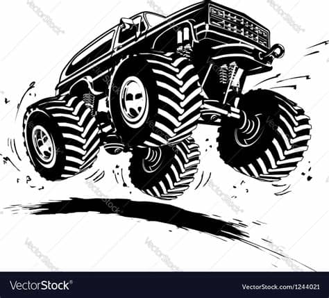 Find images of monster truck. Cartoon Monster Truck Royalty Free Vector Image