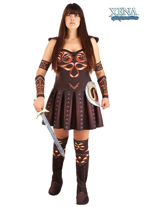 plus size women s xena warrior princess costume