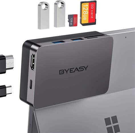 Surface Pro 7 Docking Station Byeasy 6 In 1 Surface Pro Uk