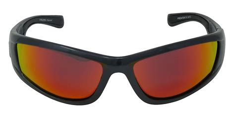 Free Shipping Predator Sports Sunglasses Polarized Red Mirror Cat 3 Uv400 Anti Glare Lenses