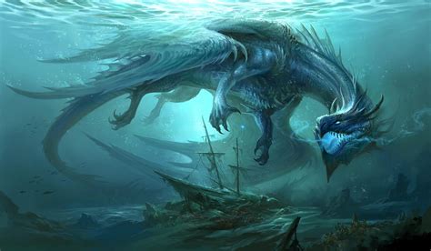 Blue Dragon V2 By Sandara Mythical Creatures Art Mythical Creatures