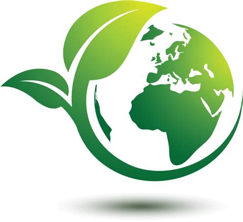 Download Hd Eco Friendly Image Green Earth Logo Vector Transparent