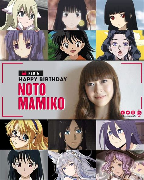 Noto Mamiko Rins Va Birthday Today Rinuyasha