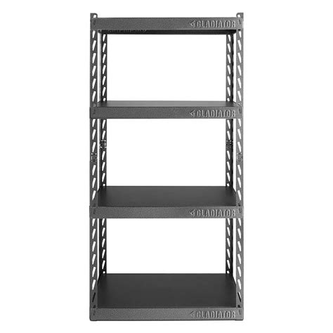 Gladiator Ez Connect 30 Inch W Rack With Four 15 Inch D Shelves In