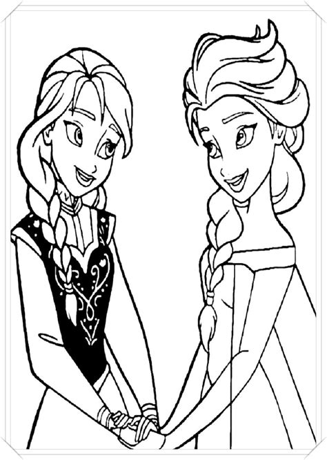 Frozen Descargar Dibujos Para Colorear Pdf | Paginas Para Colorear