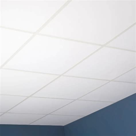 Soundsulate Sound Adsorbing Acoustical White Ceiling Tiles 24 X 24 X