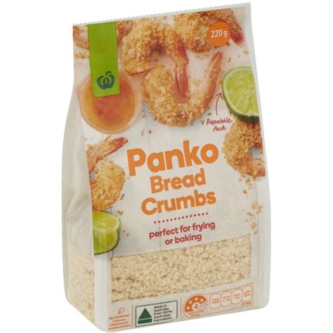 Woolworths Panko Bread Crumbs 220g Bunch