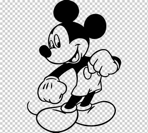 Arriba Foto Mickey Mouse Antiguo Blanco Y Negro Mirada Tensa