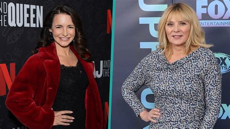 kristin davis teases how sex and the city revival will handle kim cattrall s absence as