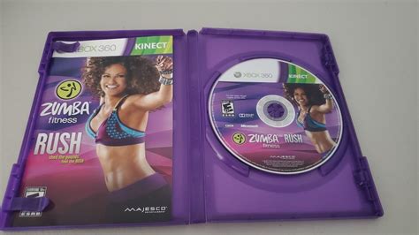 Zumba Fitness Rush Microsoft Xbox Complete In Box Kinect