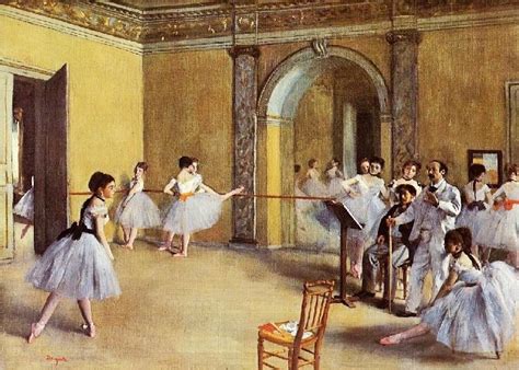 Dance Class At The Opera Renoir Ballet Room Ballet Studio Dance