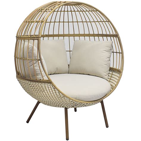 These lovely and functional egg chair are available at enticing offers and discounts. STYLE SELECTIONS Brennfield Egg Chair - Wicker 51.2-in x ...