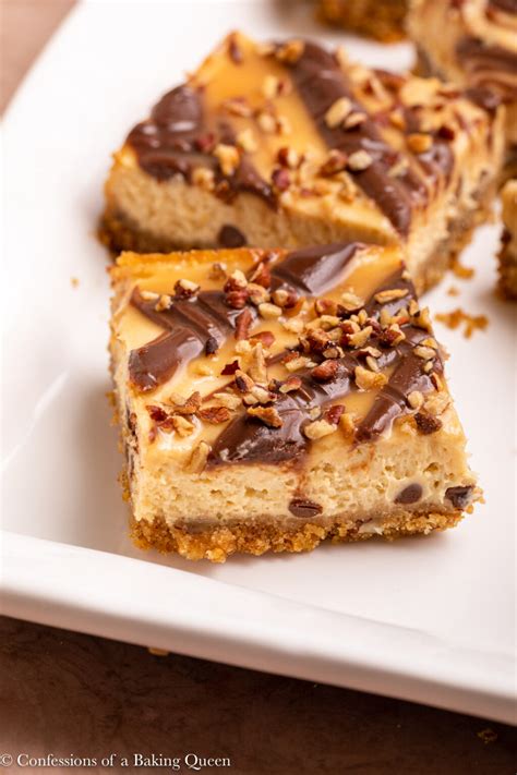 Turtle Cheesecake Bars Confessions Of A Baking Queen