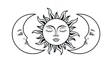 Pin By Jórun Hansen On Tattoo☀️ Sun And Moon Drawings Sun Tattoos