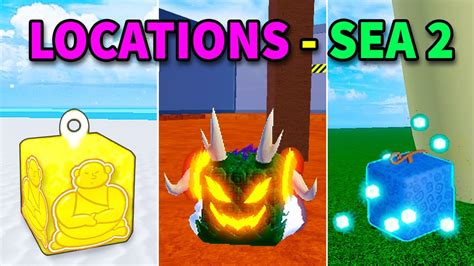 All Locations Spawn Fruit In Sea 2 Actually Found In Blox Fruits
