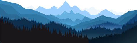 Mount Everest Vector Png Clipart Mountain Silhouette Clipart