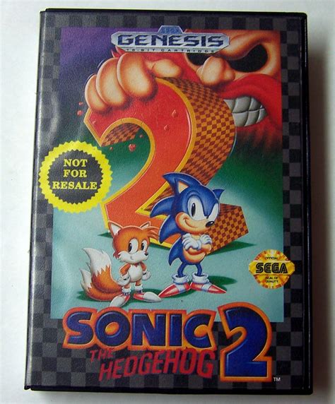 Sonic The Hedgehog 2 Sega Genesis Game Complete