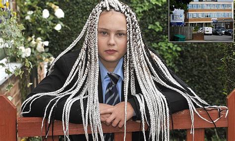 Due to this smart style, people will be guessing how long your hair is! Scarborough schoolgirl was sent home for having white hair ...