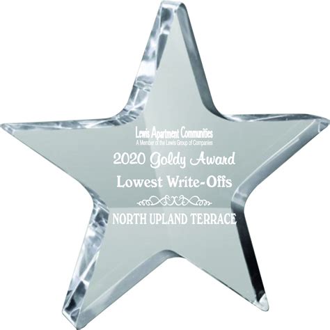 Star Shaped Acrylic Award Acrylic Awards — Action Awards