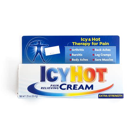 Icy Hot Rub Extra Strength Pain Relieving Cream 1 25oz