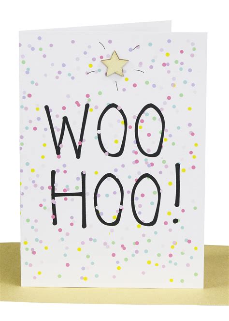Wholesale Congratulations Greeting Card Woo Hoo Lils Cards