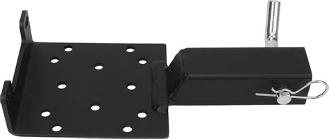 Trailer Hitch Winch Mounting Plate, Reliable Black Powder Coating