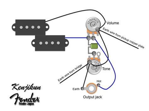 Below are links to wiring diagrams for guitar and bass as well as diagrams for basic wiring techniques and mods. Fender Squier P Bass Wiring Diagram