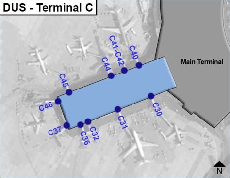 Dusseldorf Airport Dus Terminal C Map