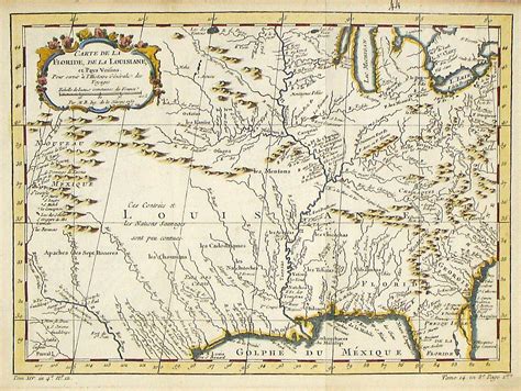 Carte De La Floride De La Louisiane Et Pays Voisins The Old Map Gallery