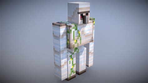 Minecraft Iron Golem Download Free 3d Model By Vincent Yanez