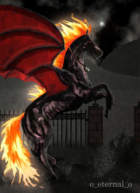 Demonata Dark Unicorn By Fleetingember On Deviantart