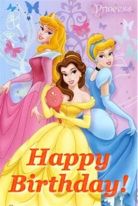 Disney Happy Birthday Happy Birthday Disney Disney Princess Birthday