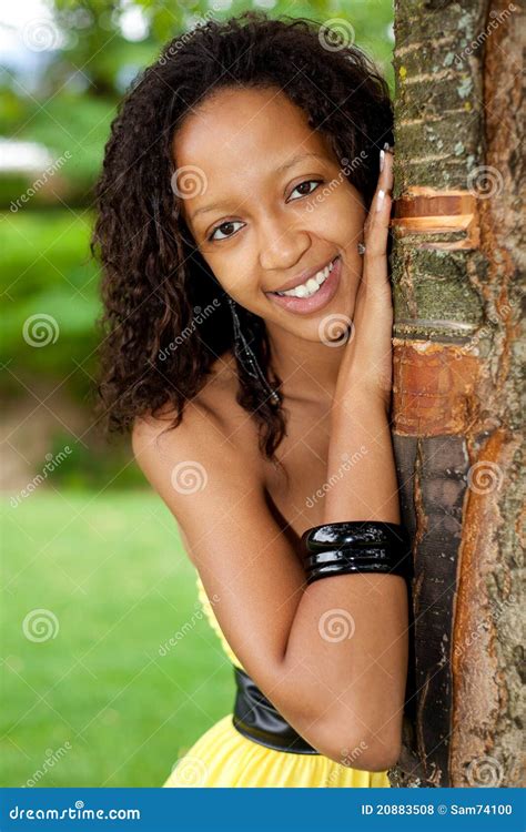 mooie afrikaanse amerikaanse vrouw stock foto image of mooi afrikaans 20883508
