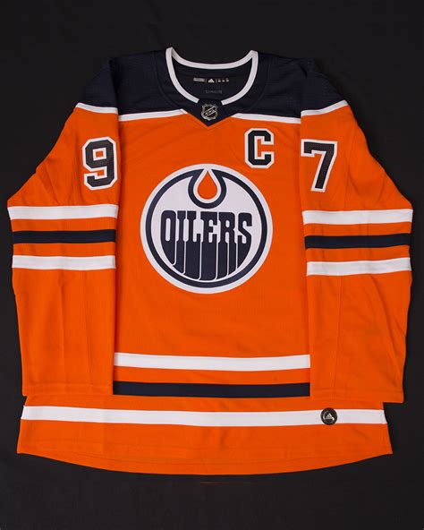 Connor Mcdavid 97 Autographed Edmonton Oilers Orange Adidas Retail