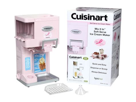 Cuisinart ICE PK Mix It In Soft Serve Ice Cream Maker Pink Newegg Com