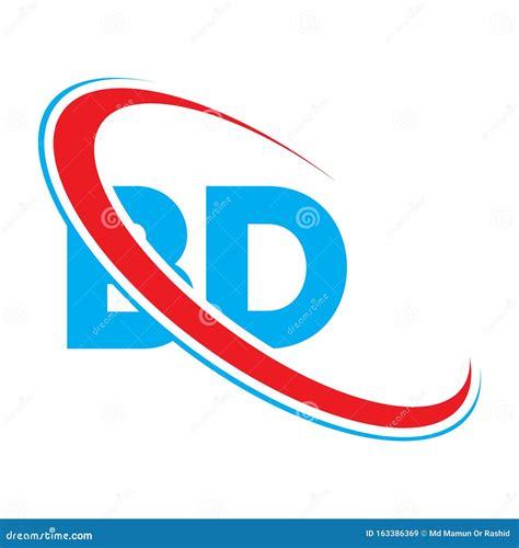 bd letter logo design bd letter letter bd logo stock vector illustration of swoosh elegant