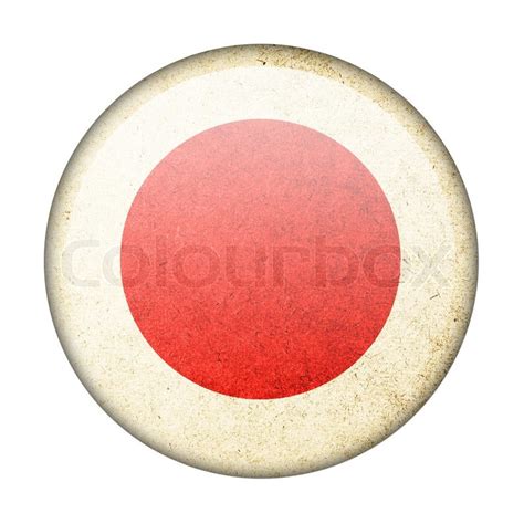Japan Button Flag Stock Image Colourbox