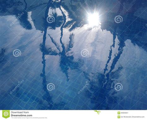 Swimming Pool Reflection Stock Image Image Of Pool Tropical 83920051
