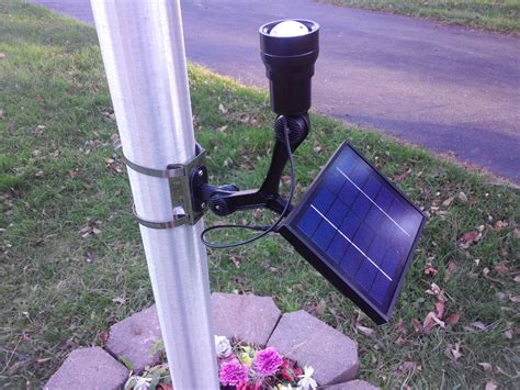 4w black solar led flag pole light this entry level commercial solar flagpole light is loaded. Solar Spot Lights Outdoor Flag Pole - Outdoor Lighting Ideas