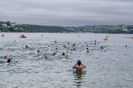 Nude Swimmers Participate Sydney Skinny Ocean Editorial Stock Photo