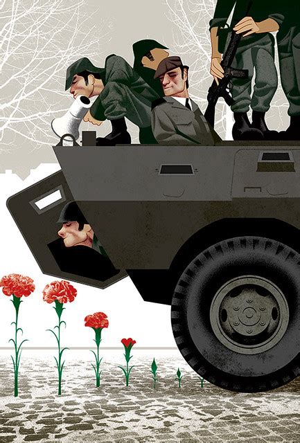 The Carnation Revolution Cover Illustration For A 5 Part M Flickr