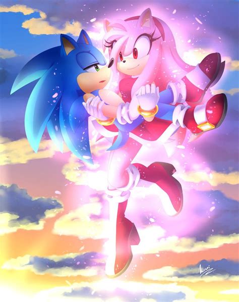 My Turn To Save You By Myly14 On Deviantart Sonic And Amy Sonic