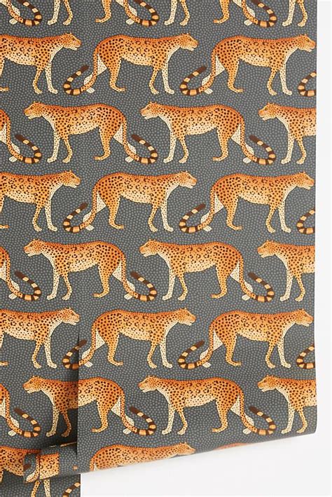 Leopards Wallpaper Leopard Wallpaper Animal Print Wallpaper Grey